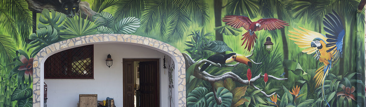 murales foresta esterno