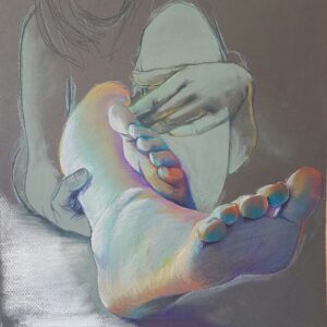 Pastelli su carta - dalla serie prospettive - timidezza 